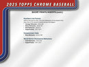 Sports - 2025 Topps Chrome Baseball Hobby Box