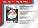 2025 Topps Chrome Baseball 7-Pack Blaster Box