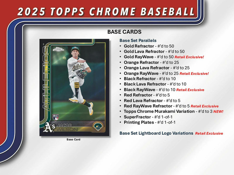 2025 Topps Chrome Baseball 7-Pack Blaster Box PERSONAL BREAK