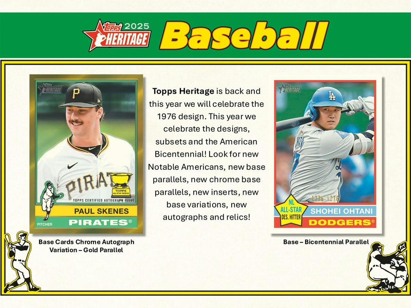 MONEYBALL MONDAY 2025 Topps Heritage Baseball 8-Pack Blaster Box