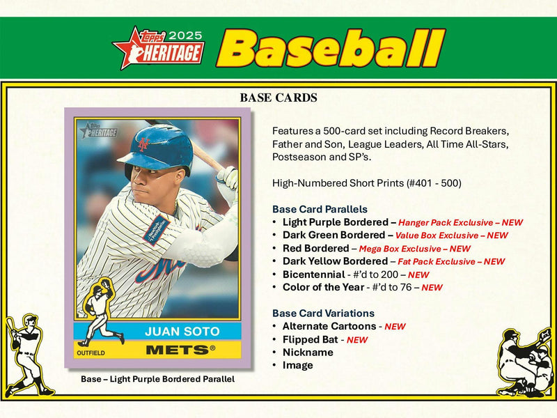 MONEYBALL MONDAY 2025 Topps Heritage Baseball 8-Pack Blaster Box