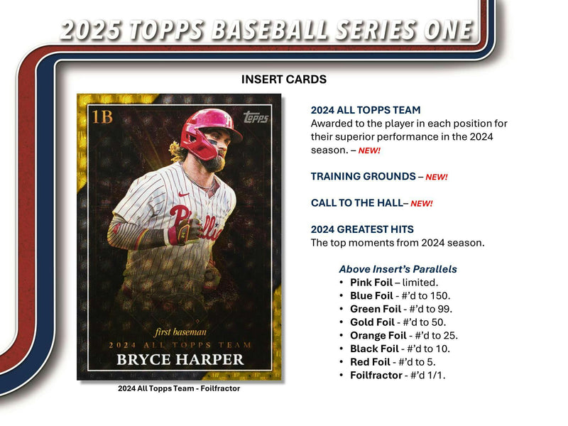 2025 Topps Series 1 Baseball Hobby Jumbo Box (Pre-Order)