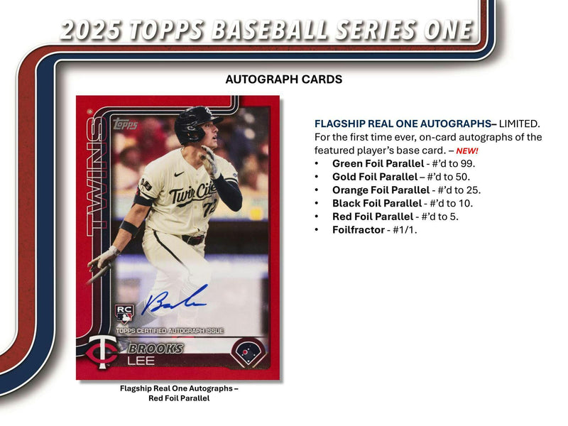 2025 Topps Series 1 Baseball Hobby Jumbo Box (Pre-Order)