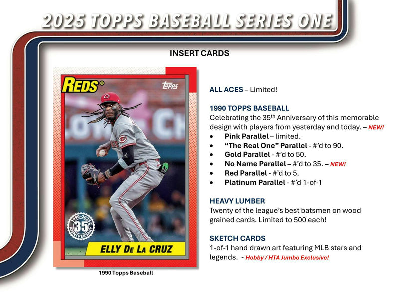 2025 Topps Series 1 Baseball Hobby Box (Pre-Order)