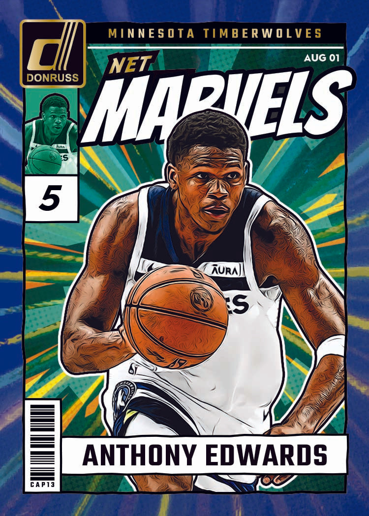 2024-25 Panini Donruss Basketball 5-Box Half Case