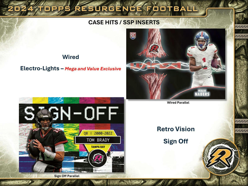 2024 Topps Resurgence Football 8-Pack Blaster Box