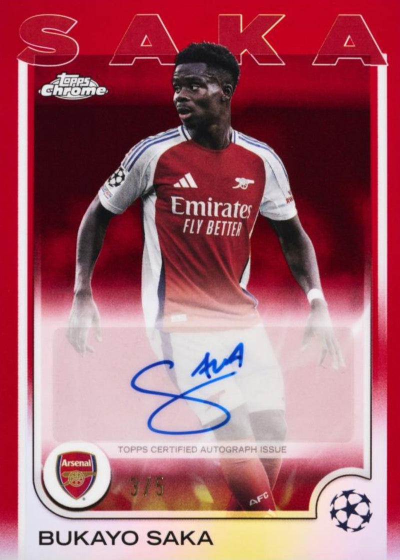 2024-25 Topps Chrome UEFA Club Competitions Jumbo 8-Box Full Case