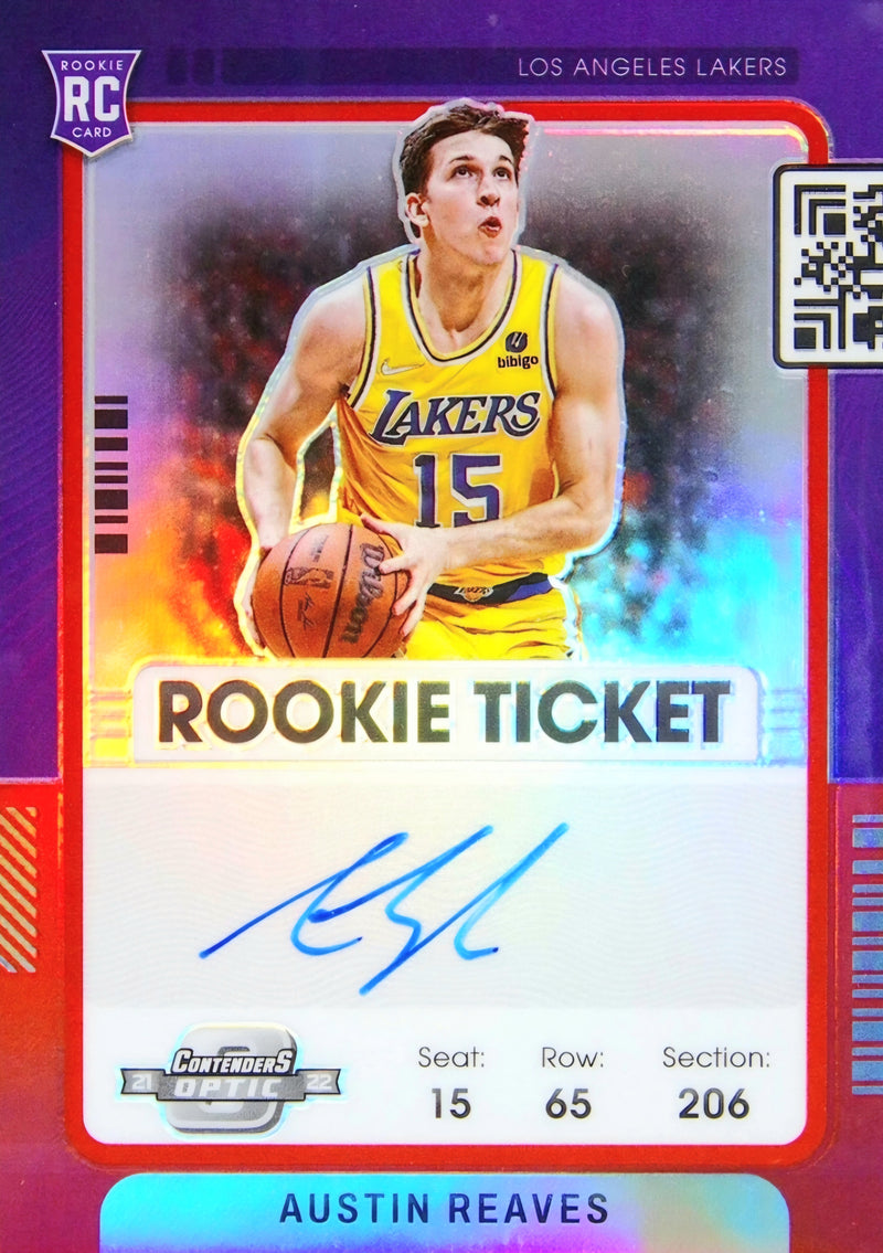 2021-22 Panini Contenders Optic Basketball 10-Box Inner Case