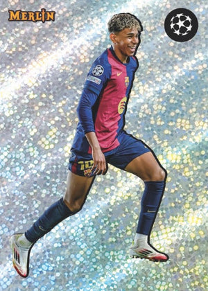 2024-25 Topps Chrome Merlin UEFA Club Competitions Soccer Hobby 12-Box #1 Pick Your Teams