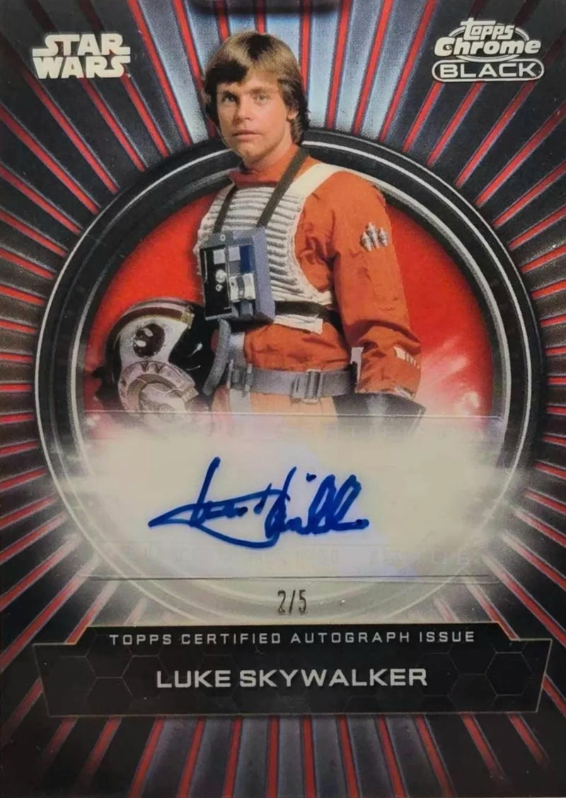 2024 Topps Star Wars Chrome Black 6-Box Half Case