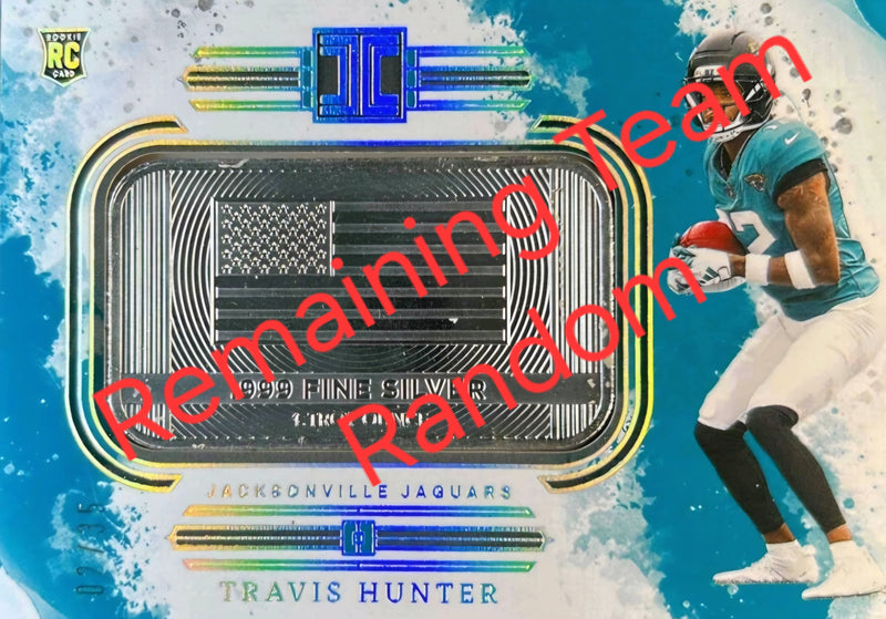 REMAINING TEAM RANDOM for 2025 Panini Impeccable Football 3-Box Full Case