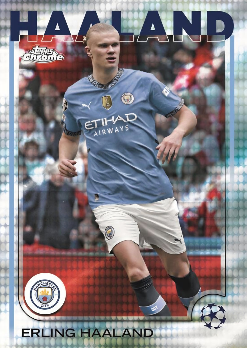 2024-25 Topps Chrome UEFA Club Competitions Jumbo 8-Box Full Case