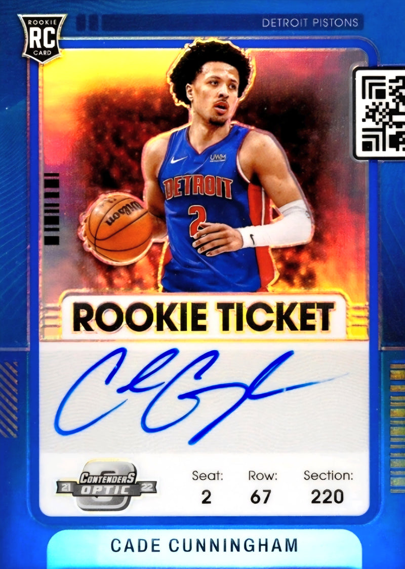 2021-22 Panini Contenders Optic Basketball 10-Box Inner Case