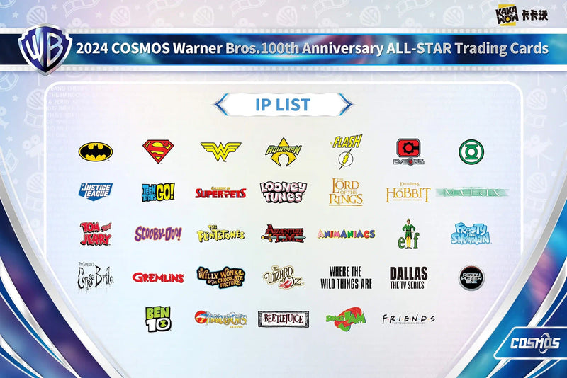 2024 KAKAWOW COSMOS Warner Bros.100th Anniversary ALL-STAR 10-Box Full Case