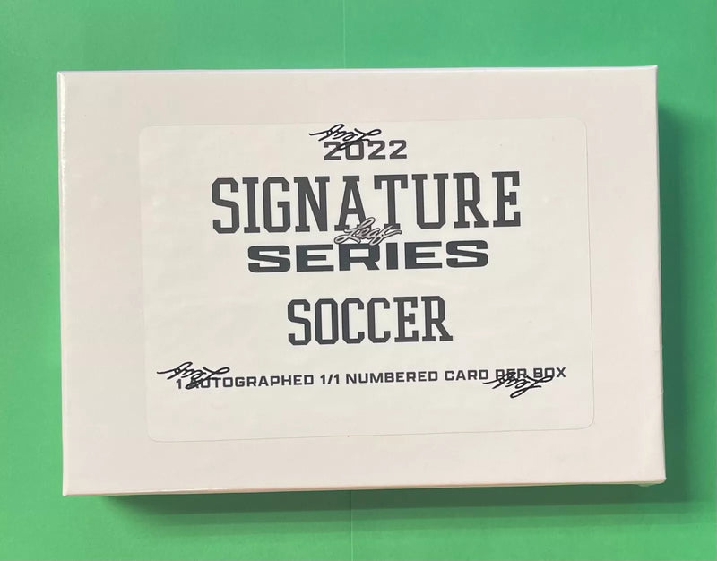 2022 Leaf Signature Series Soccer Hobby Box