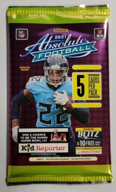 2021 Panini Absolute Football Hobby Direct Gravity Feed Pack
