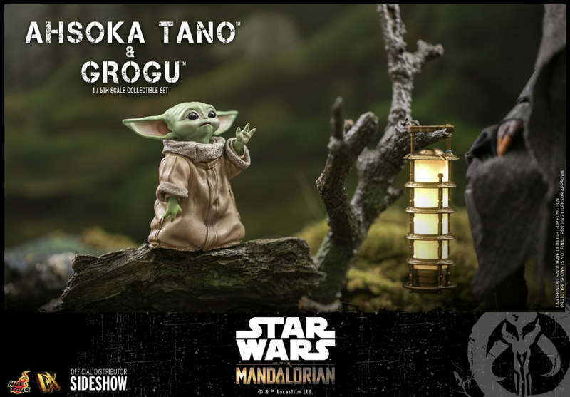 Ahsoka Tano And Grogu Sixth Scale Figure Set by Hot Toys
