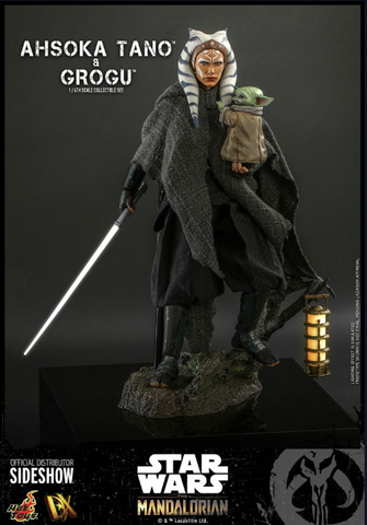 Ahsoka Tano And Grogu Sixth Scale Figure Set by Hot Toys