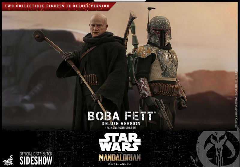 Boba Fett (Deluxe Version) Sixth Scale Collectible Figure Set - Star Wars: The Mandalorian (Hot Toys)