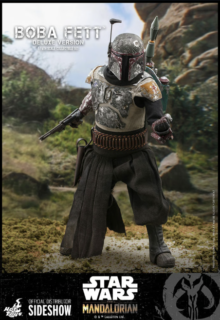 Boba Fett (Deluxe Version) Sixth Scale Collectible Figure Set - Star Wars: The Mandalorian (Hot Toys)