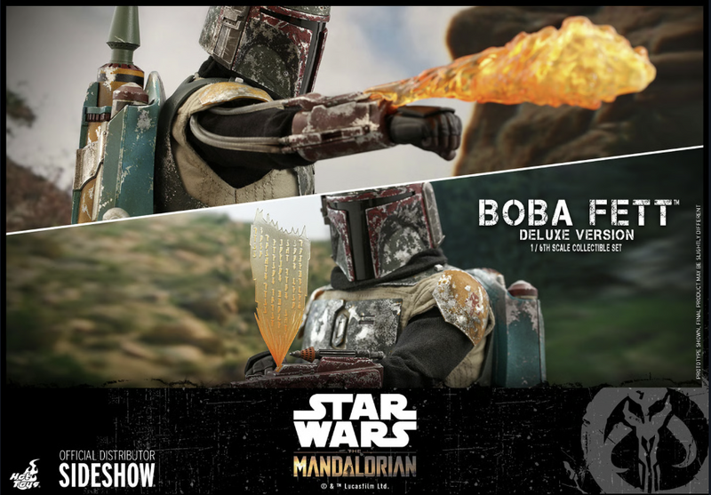 Boba Fett (Deluxe Version) Sixth Scale Collectible Figure Set - Star Wars: The Mandalorian (Hot Toys)