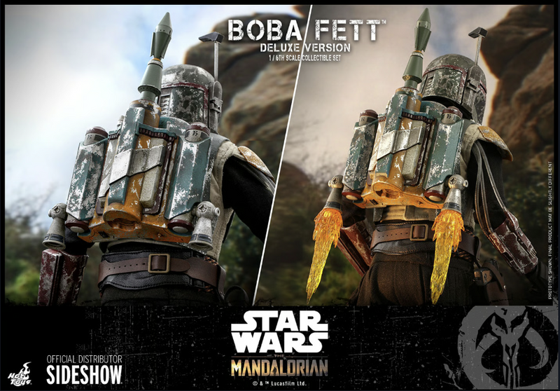 Boba Fett (Deluxe Version) Sixth Scale Collectible Figure Set - Star Wars: The Mandalorian (Hot Toys)