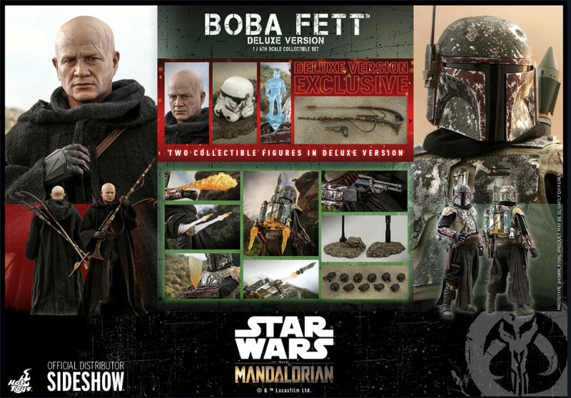Boba Fett (Deluxe Version) Sixth Scale Collectible Figure Set - Star Wars: The Mandalorian (Hot Toys)