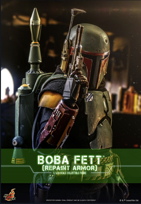 Sideshow - Boba Fett (Repaint Armor) Sixth Scale Figure by Hot Toys