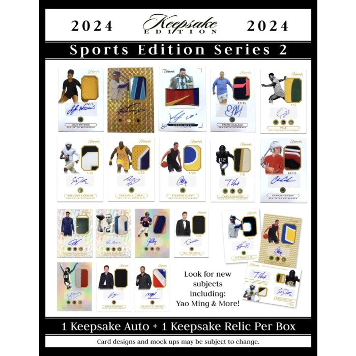 2024 Keepsake Multi-Sport Edition Series 2 5-Box Full Case