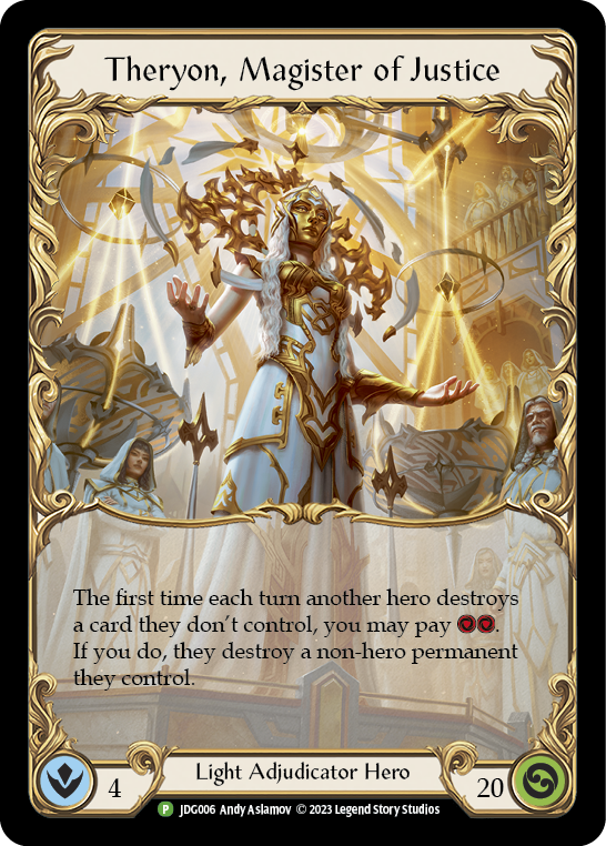 Gavel of Natural Order [JDG006] (Promo)  Cold Foil