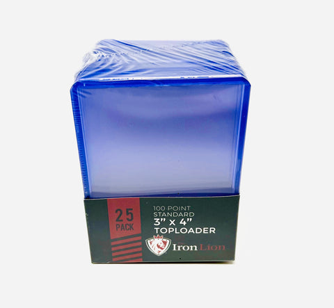 100 POINT THE IRON LION TOPLOADER 25 PACK