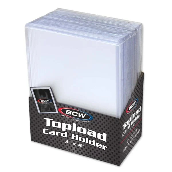 BCW - 3x4 Topload Card Holder - Standard