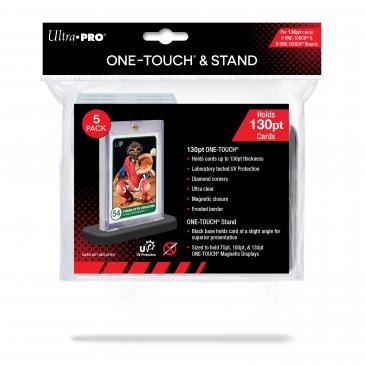 Ultra Pro - 130PT UV ONE-TOUCH & Stands (5ct)