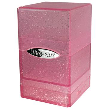Ultra Pro Satin Tower - Glitter Pink