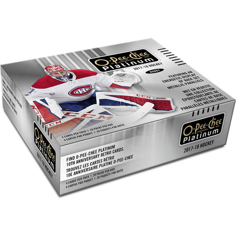 2017/18 upper deck O-Pee-Chee Platinum Hockey Hobby Box