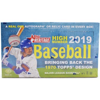 2019 Topps Heritage High Number Baseball Hobby