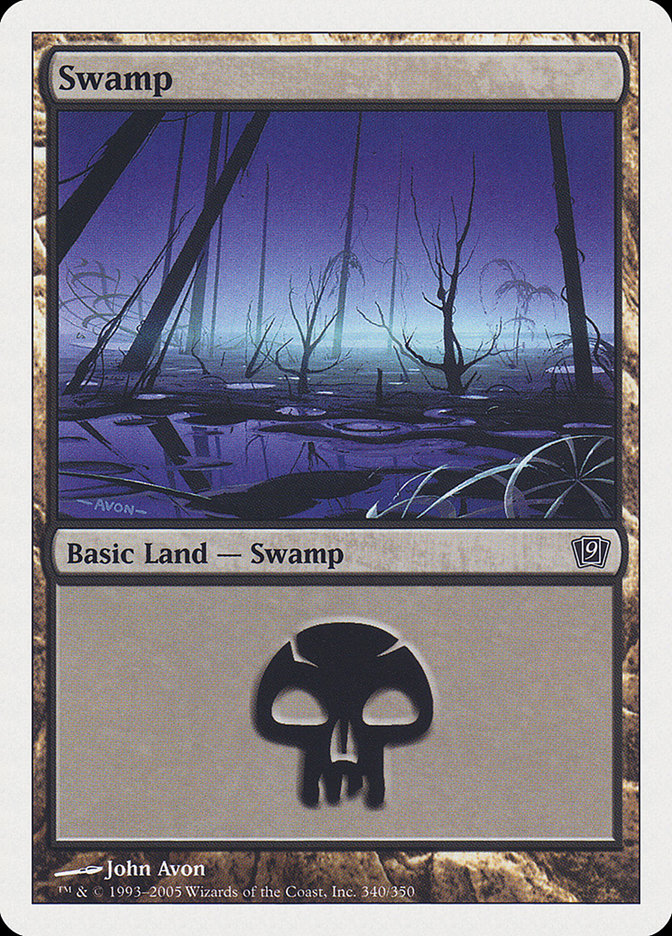 Swamp (340) [Ninth Edition]