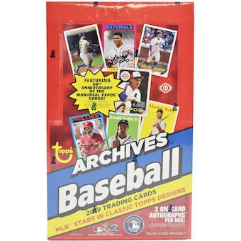 2019 Topps Archives Baseball Hobby Box