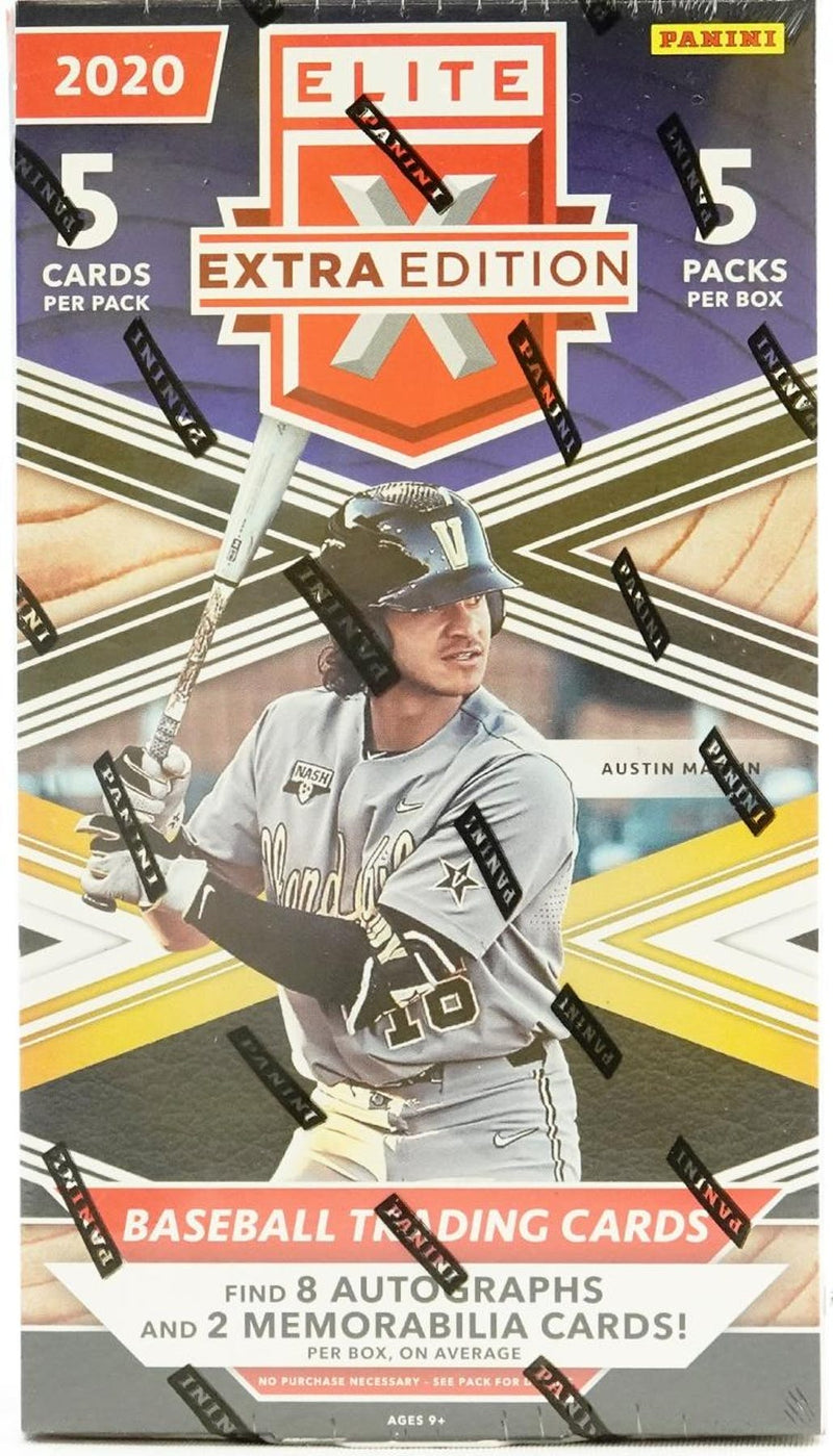 2020 Panini Elite Extra Edition Baseball Hobby Box