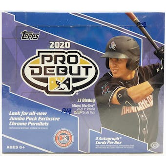 2020 Topps Pro Debut Baseball Jumbo Box