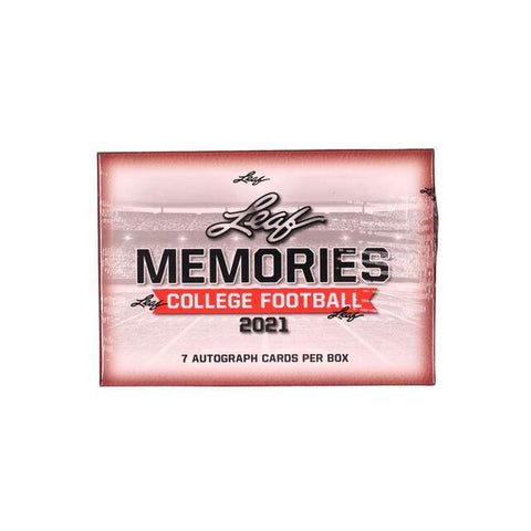 2021 Leaf Memories College Football Box