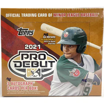 2021 Topps Pro Debut Baseball Jumbo Box
