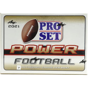 2021 Leaf Pro Set Power Football Hobby Box