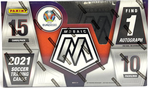 2021 Panini Mosaic UEFA Euro 2020 Soccer Hobby Box