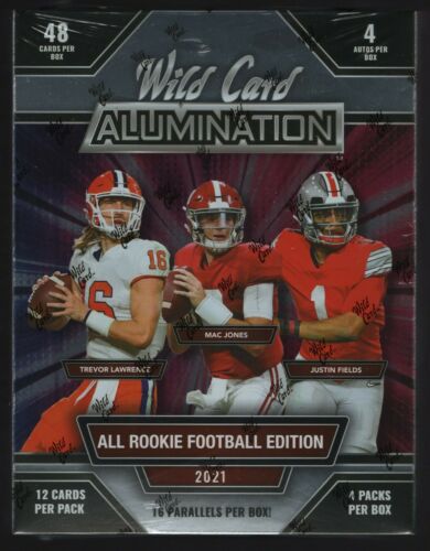 2021 Wild Card Alumination Football Hobby Box