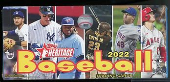 2022 Topps Heritage Baseball Hobby Box
