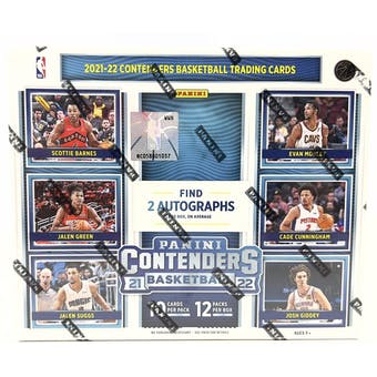 2021/22 Panini Contenders Basketball Hobby Box