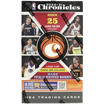 2020-21 Panini Chronicles Basketball Cereal Box