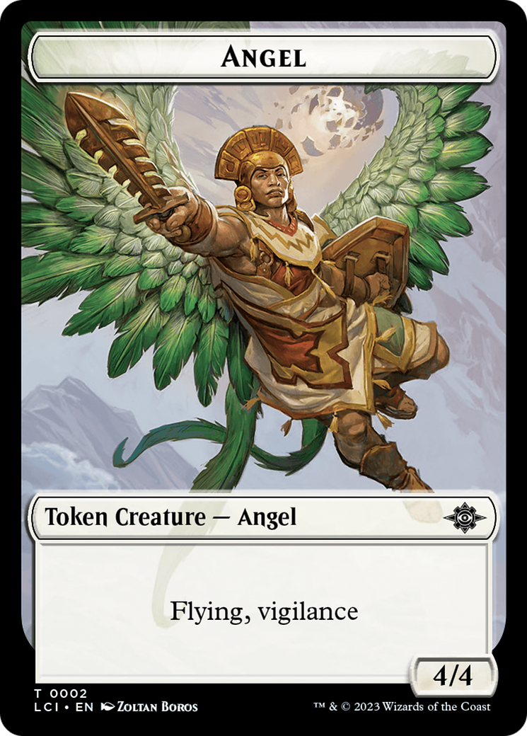 Gnome // Angel Double-Sided Token [The Lost Caverns of Ixalan Tokens]
