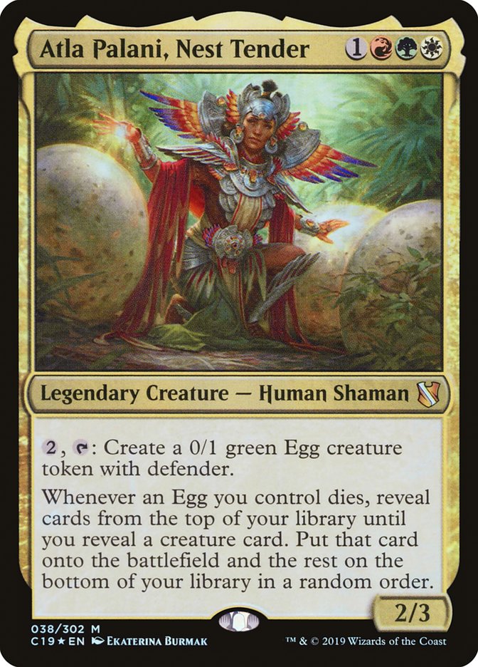 Atla Palani, Nest Tender [Commander 2019]